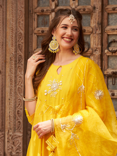 Yellow Ethnic Dress